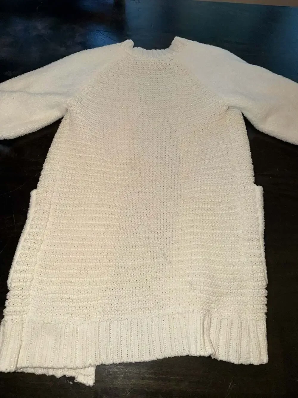 Cat & Jack Open Front Pocket Cardigan Sweater Size S 6/6X